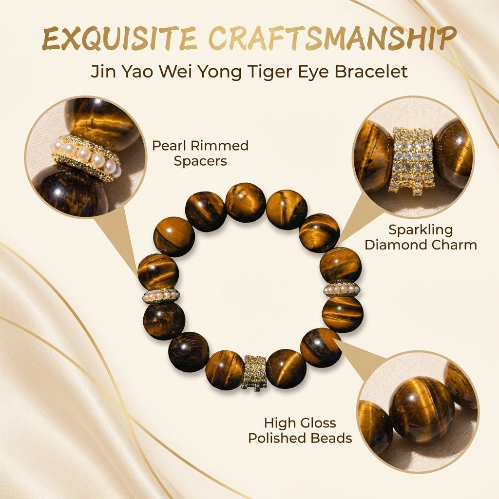 "Courageous Eye" Tiger's Eye Bracelet
