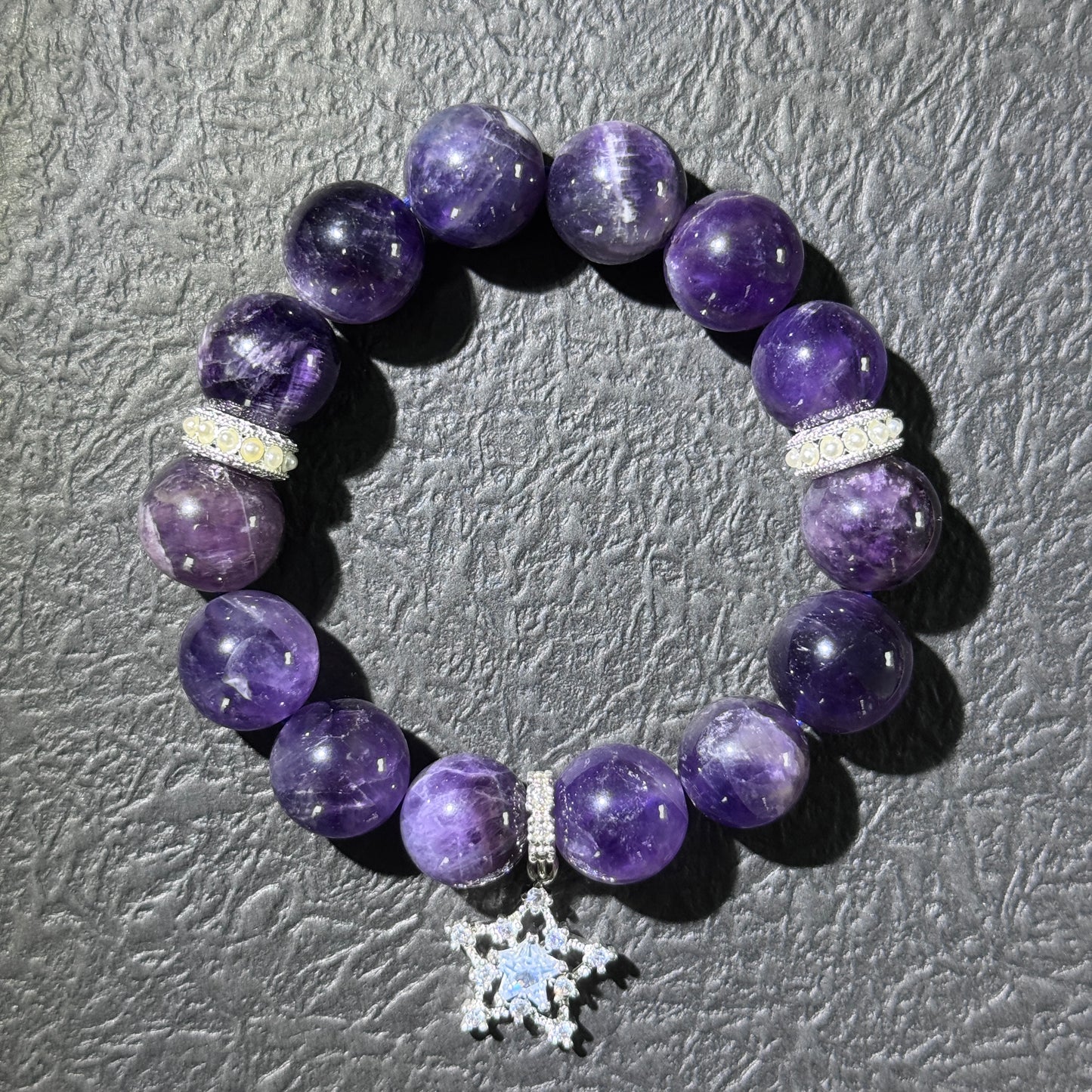 "Purple Star" Amethyst Bracelet