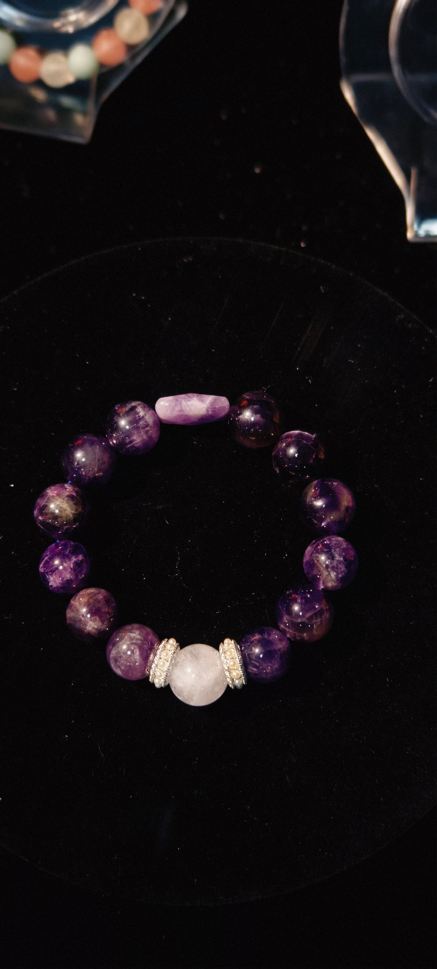 "Purple Dream" Amethyst Ghost Bracelet