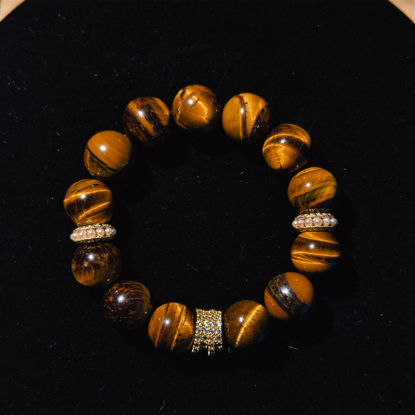 "Courageous Eye" Tiger's Eye Bracelet