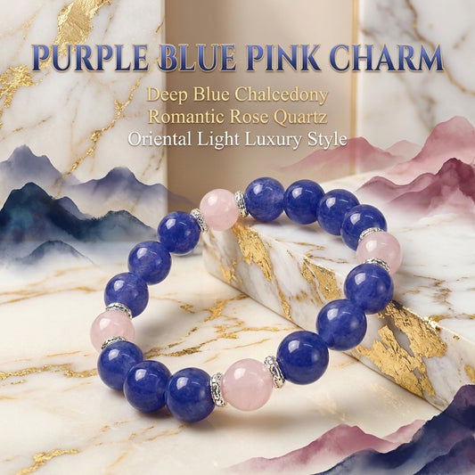 "Rainbow Energy Bottle" Natural Multi-Stone Bracelet