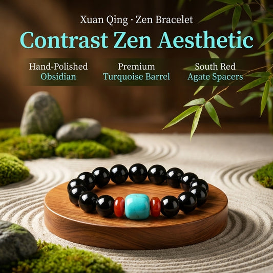 "Dark Guardian" Obsidian Bracelet