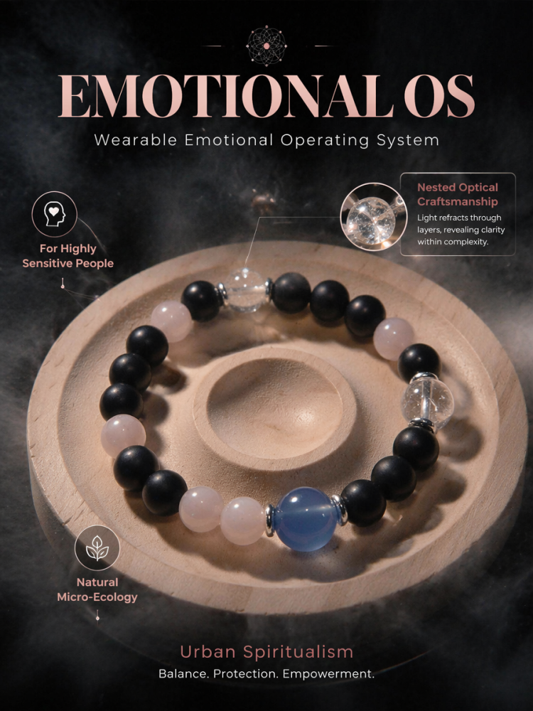 "Night Fog and Starlight" Ebony x Rose Quartz x Aquamarine Bracelet `#EbonyBracelet #RoseQuartzBracelet #AquamarineBracelet #CoolLovelyAccessory #GemstoneBracelet #HealingAccessory #CommuteAccessory #DailyAccessory #StudentAccessory #GiftRecommendation`