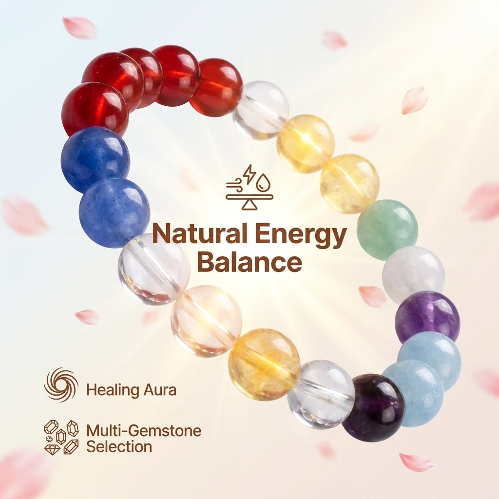 "Rainbow Radiance" Multicolor Crystal Bracelet