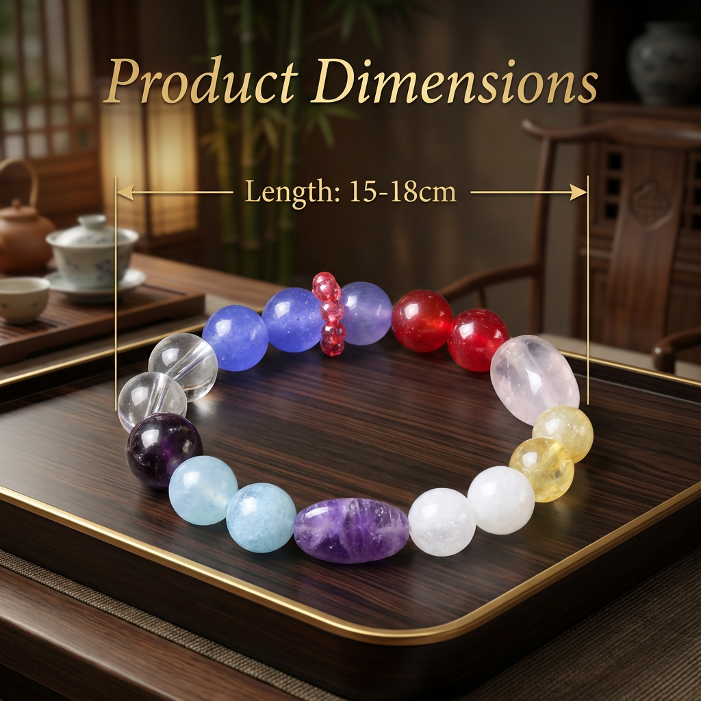 "Rainbow Radiance" Multicolor Crystal Bracelet