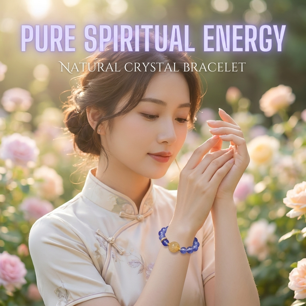 "Blue Storm" Tanzanite x Citrine Bracelet