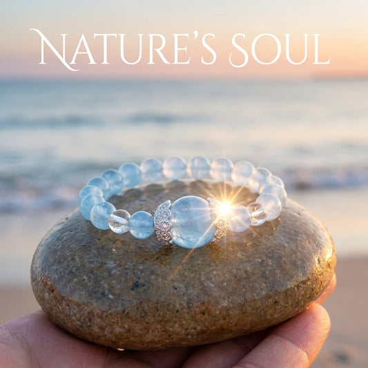"Purity of the Sea" Aquamarine Bracelet