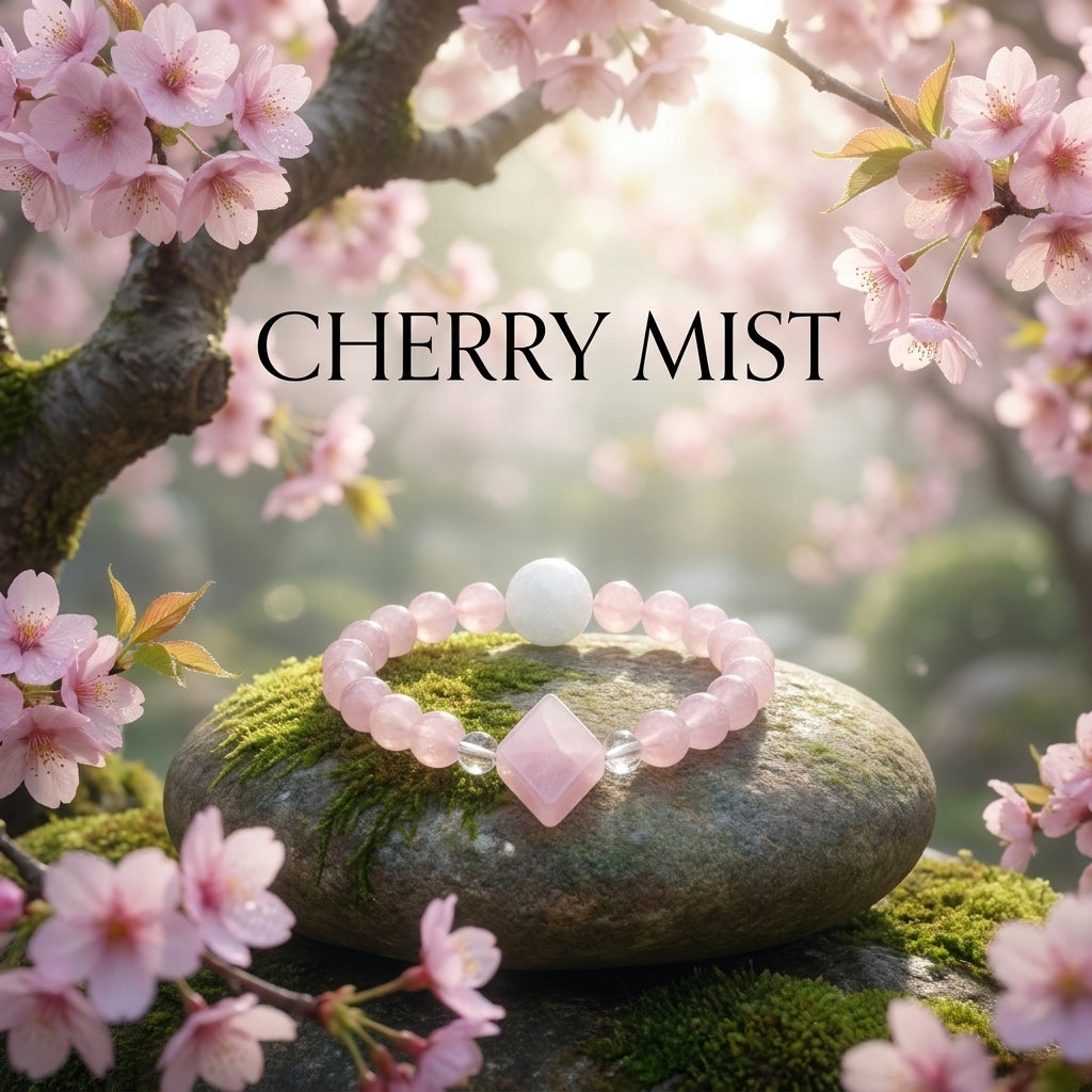 「桜の霧」ローズクォーツブレスレット