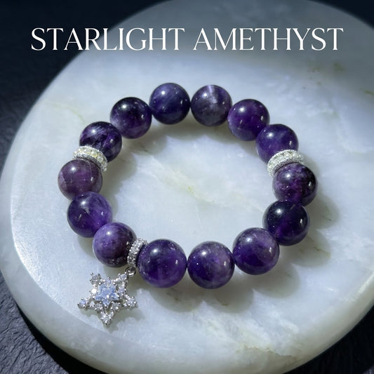 "Purple Star" Amethyst Bracelet