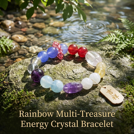 "Rainbow Radiance" Multicolor Crystal Bracelet